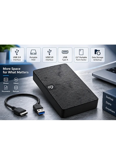Seagate Harici 2.5" Usb 3.0 Sata Hdd Kutu Ssd Harddisk Kutusu