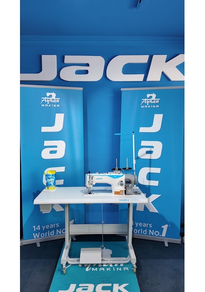 Jack H5 Full Otomatik Çift Papuç Dikiş Makinası Kalın Materyal, 8mm Yok