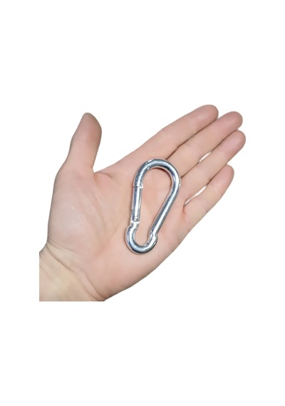Yaylı Karabina Salıncak Hamak Askı Kanca Kilidi 8MM - 5 Adet