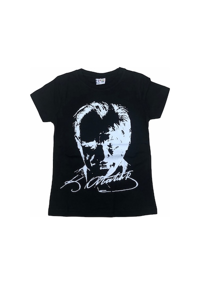 Çocuk Atatürk Baskılı Tişört Penye Body Unisex