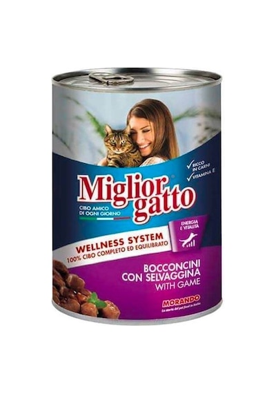 Miglior Gatto Av Hayvanlı Konserve Yetişkin Kedi Maması 405 G