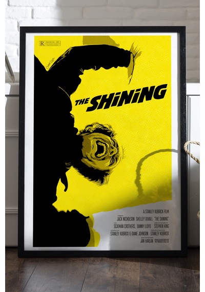 The Shining Siyah Ahşap Çerçeveli Poster, Film Duvar Tablosu