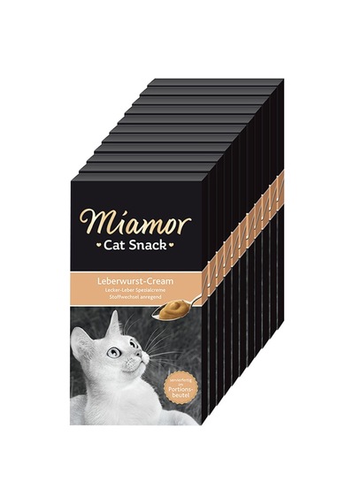 Miamor Cream Ciğerli Yetişkin Kedi Ödülü 11'li 6 x 15 G