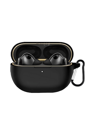 Huawei Freebuds Pro 4 İçin Kulaklık Kılıfı Darbelere Ve Çizilmeye Karşı Kasa Koruyucu Freebuds Pro 4 Kılıfı Tam Koruma Sağlayan Extra Kalın Yapılı Taşıma Askılı Freebuds Pro 4 Koruma Siyah