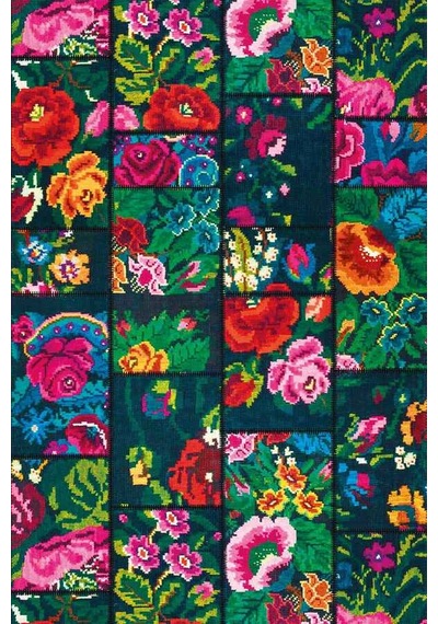 Çok Renkli Patchwork Dokuma Leke Tutmaz Masa Örtüsü Mso102n11