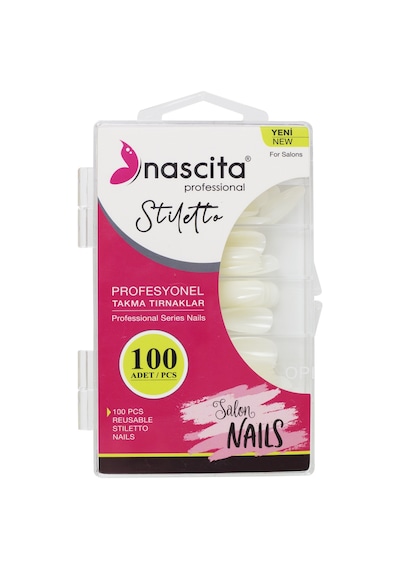 Nascita Stiletto Kutulu Takma Tırnak 100 Lü Set Nasnaıl00165