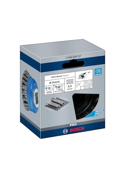 X-lock Aksesuarları, Fırçalar, Gri, Drahtstärke 0,5 Mm, 1 Adet