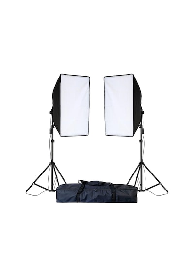 Hlypro Softbox 50 x 70 CM Taşıma Çantalı 2'li Set Sürekli Işık