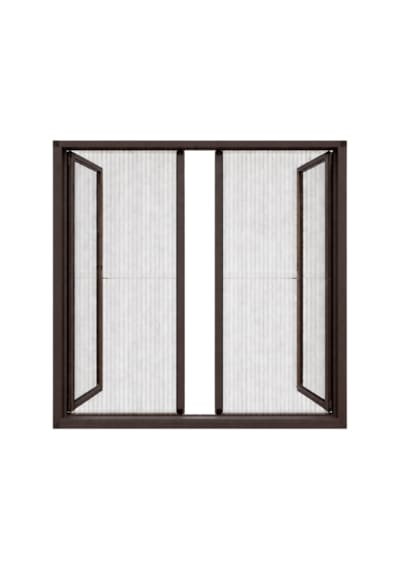 Akordiyon Duble Kapı Sinekliği En:0-140 Cm X Boy:0-240 Cm Demir, Ahşap, Pimapen,alüminyum Uyumlu Çok Renkli