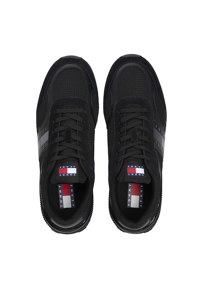 Tommy Hilfiger Erkek Renk Bloklu Siyah Sneaker Siyah