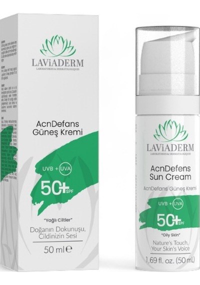 Akne Karşıtı Doğal Güneş Kremi 50+ Spf
