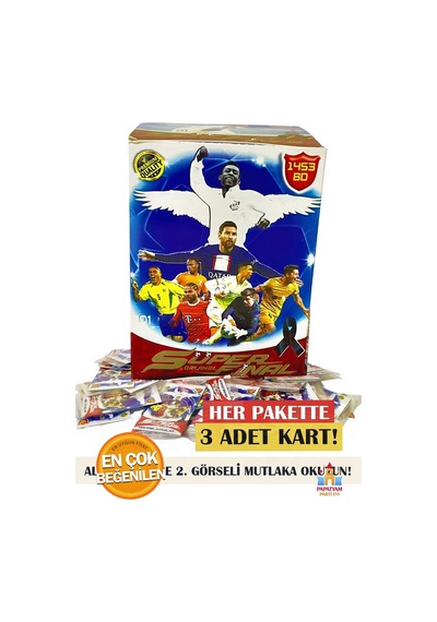 Futbolcu Kartları 50 Paket Süper Final Mekanik Adamlar Serisi