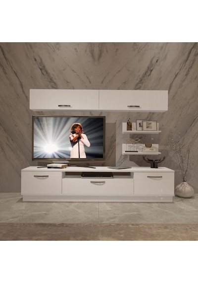 Decoraktiv Trendstyle 5 Mdf Tv Ünitesi Tv Sehpası Beyaz