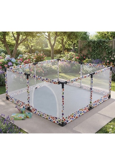 Missidea Bebek ve Çocuk Çok Renkli Oyun Parkı Güvenli Oyun Alanı 120x120 Cm