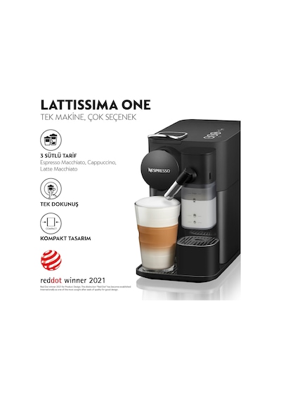 Nespresso F121 Lattissima One Kapsüllü Espresso ve Kahve Makinesi