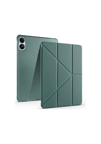 Xiaomi Poco Pad 12.1 İnç Tablet Kılıf Kalem Bölmeli Katlanabilir Standlı Pu Deri Yumuşak Uyku Modlu Kapak