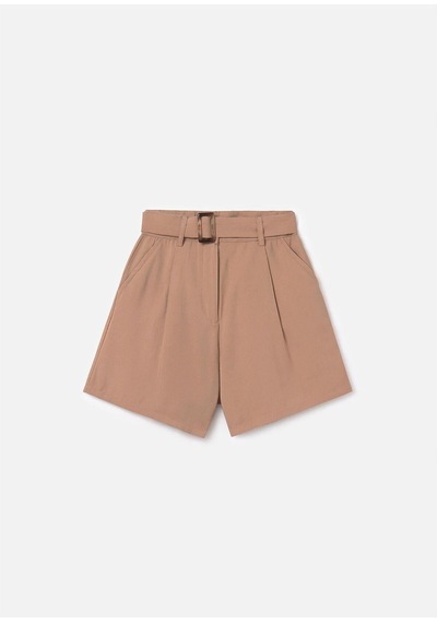 Kız Çocuk Kemerli Şort Camel 7217 Camel