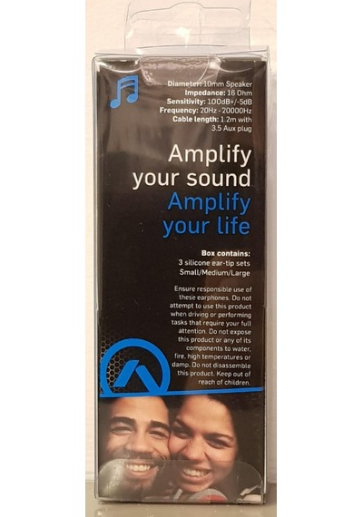 Amplify 1002-BKBL Revolutionary Series Kulak İçi Kulaklık