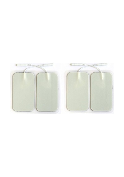Kablolu Tens Pedi 4X8 Cm Dikdörtgen-4 Adet Fiyatıdır.