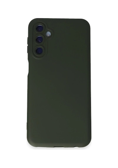 Ilkeshop Newface Samsung Galaxy M34 5g Kılıf Nano İçi Kadife Silikon - Koyu Yeşil