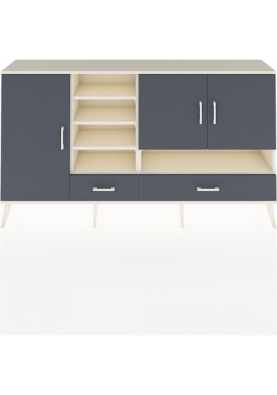 Arges Konsol 8 Raflı 2 Çekmeceli 3 Kapaklı 176x30x99 Aytaşı-antrasit Antrasıt - Aytası Arges Konsol 8 Raflı 2 Çekmeceli 3 Kapaklı 176x30x99 Aytaşı-antrasit Antrasıt - Aytası