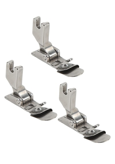Sanayi Dikiş Makinası Şifon Kenar Kıvırma Ayağı 1-2-3mm 3lü Set