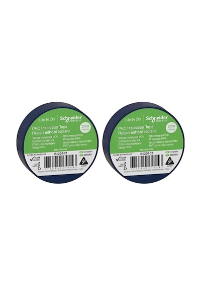 Schneider Electric İzole Elektrik Bandı Mavi 2 Adet 19 MM x 20 M