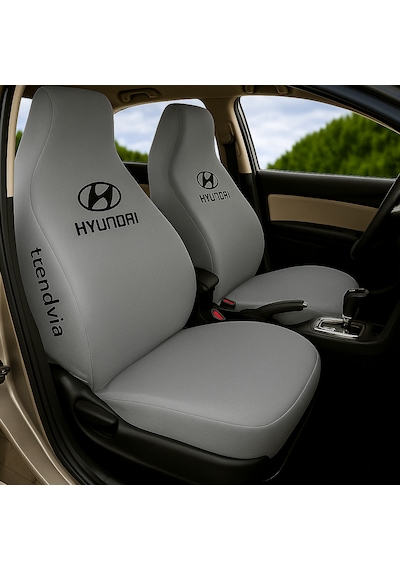 Hyundai Uyumlu Açık Gri Oto Koltuk Kılıfı Takımı Ön Arka Servis