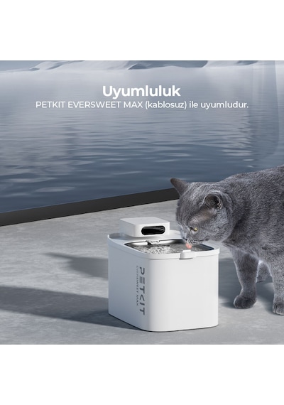 Petkit Eversweet Max & Max 2 Akıllı Su Pınarı Filtresi 5'li