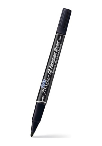 Mas Master 6414 Çift Uçlu Permanent Marker 0.5 Mm-1.0 Mm 12Adet Mavi