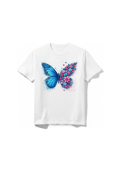Urbantrendstore Kelebek Renkli Unisex Kız Çocuk Bisiklet Yuvarlak Yaka Basic Kısa Kollu %100 Pamuk Tişört Beyaz Urbantrendstore Kelebek Renkli Unisex Kız Çocuk Bisiklet Yuvarlak Yaka Basic Kısa Kollu %100 Pamuk Tişört Beyaz