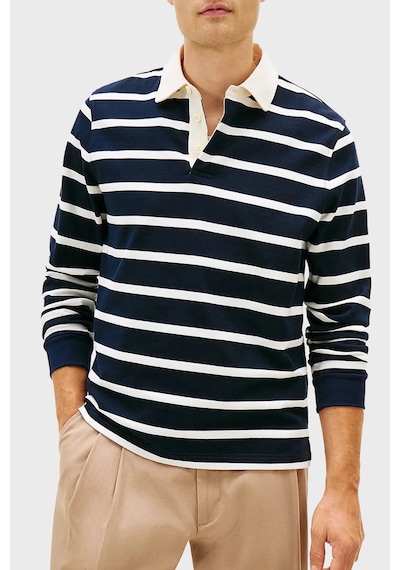 Tommy Hilfiger Erkek Polo Yaka Sweat Mw0mw42613 0a4 Lacivert-beyaz Lacivert - Beyaz Tommy Hilfiger Erkek Polo Yaka Sweat Mw0mw42613 0a4 Lacivert-beyaz Lacivert - Beyaz