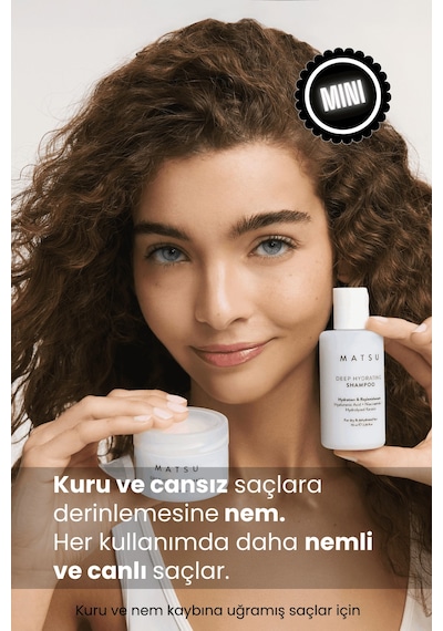 Matsu Deep Hydrating Nem Şampuanı  350 ml | Kuru & İnce Telli Saçlar