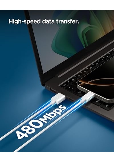 Usb-a To Usb-c 2 Metre Kablo 60w Güç/hızlı Şarj / 480 Mbps Data Aktarım Hızı Type-c Ekstra Dayanıklı White - A Diğer