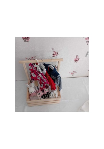 Ahşap Kasa - Bebek Kırk Sepeti - Baby Shower Sepeti