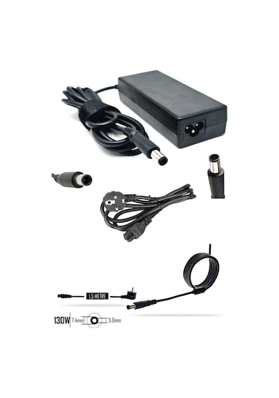 Notebook Adaptör, Şarj Aleti, Şarj Cihazı - 130w - Dell Inspiron N5030 Muadili İle Uyumlu