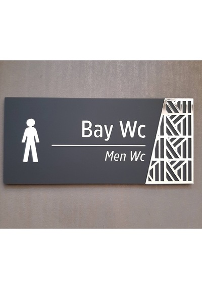 Soft Serisi Bay Wc Yönlendirme Kapı Isimliği