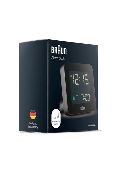 Ayrex Dijital Çalar Saat Erteleme Fonksiyonu, Negatif Lcd Ekran, Hızlı Ayar Fonksiyonu, Siyah Crescence Alarmı, Bc09