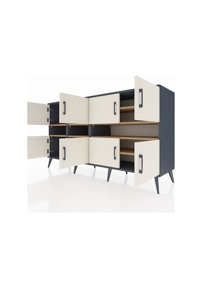 Kronos Konsol 8 Raflı 8 Kapaklı 176x59x99 Antrasit-aytaşı/çam Antrasit-aytaşı/çam Kronos Konsol 8 Raflı 8 Kapaklı 176x59x99 Antrasit-aytaşı/çam Antrasit-aytaşı/çam