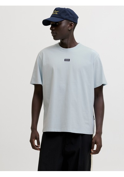Jack&jones Jcoclub Badge Tee Ss Crew Neck Mavi