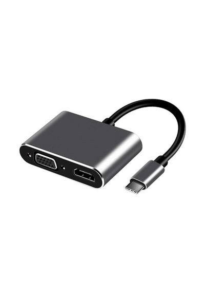 Frısby Fa-7678c Type-c - Hdmı+vga 4kx2k Adaptör Kdo