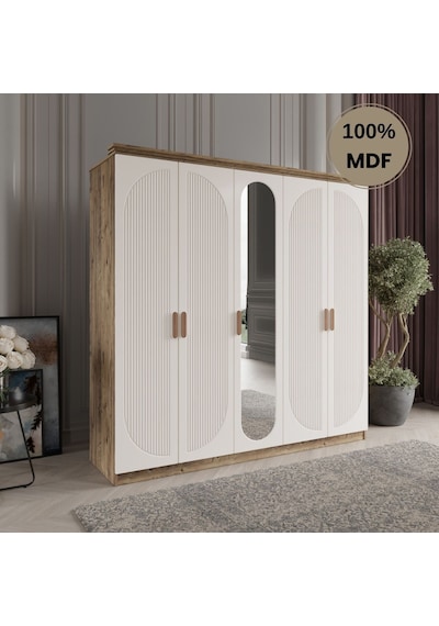Soho 5 Kapak Mdf Gardırop Aytaşı