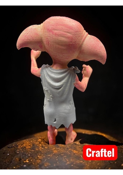 Harry Potter Dobby Figür Ev Cini Çoraplı Maket Biblo Koleksiyonluk Hediyelik Eşya Heykel 15 Cm
