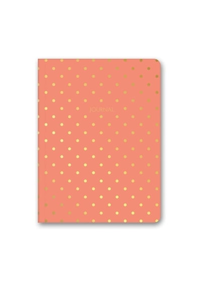 Puantiyeli Mini Defter Çizgili Mercan 14x20 Cm 103 Ivory