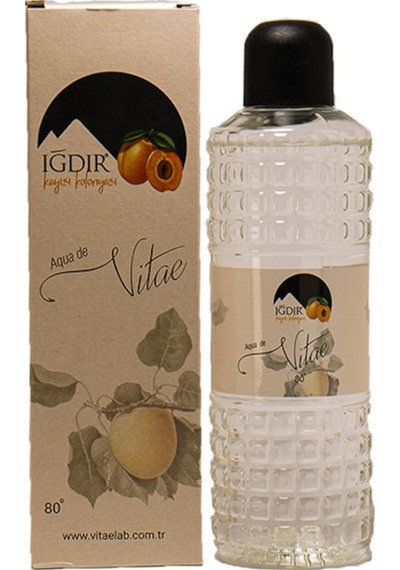 Aqua De Vitae 80 Derece Iğdır Kayısı Kolonyası 400 ML