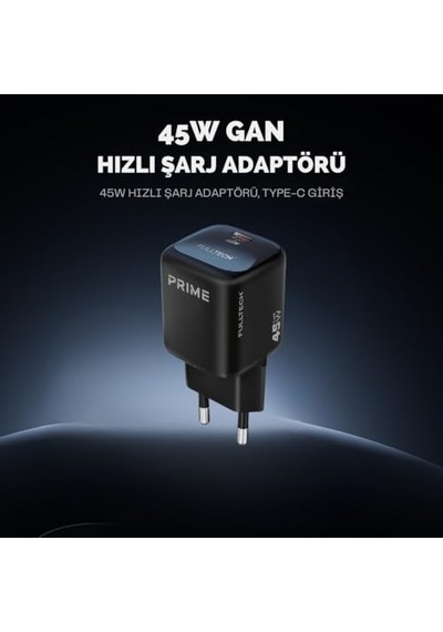 45w Gan Hızlı Şarj Adaptörü, Hızlı Şarj Başlığı, Akım Korumalı Güç Adaptörü, Güçlü Performans, Şarj Başlığı, Aşırı Gerilim, Kısa Devre, Isınma Ve Akım Koruması, Gelişmiş Güvenlik Ve Geniş Uyumluluk