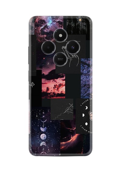 Xiaomi Redmi A4 Kılıf Boutique Baskılı Resimli Ay Pattern Pcode -030