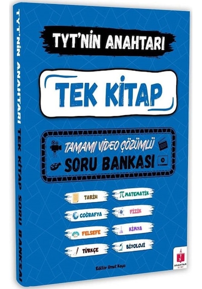 2026 Tyt'nin Anahtarı Tüm Dersler Tek Kitap Tamamı Video Çözümlü Soru Bankası