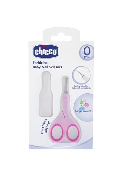 Chicco Kapaklı Tırnak Makası - Pembe