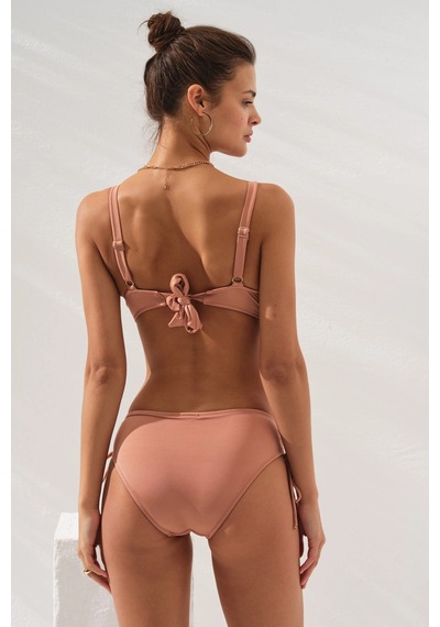 Pierre Cardin 231229 Bronz Sole Kaplı Toplarlayıcı Bikini Takımı